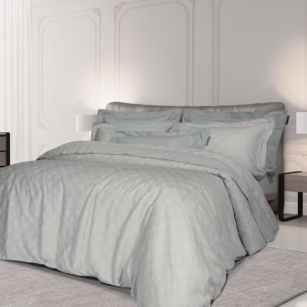 Σεντόνια σετ King Size 260x280, 50x70+5 2148 Ιβουάρ Greenwich Polo Club