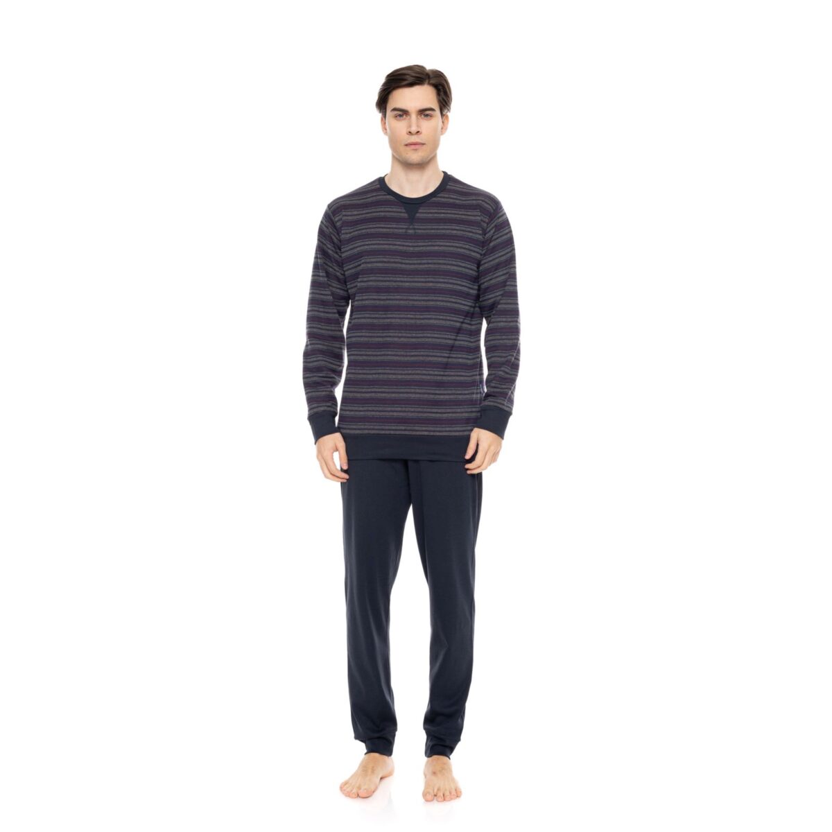 W-M715 PYJAMA JACQUARD STRIPES Type /XXL