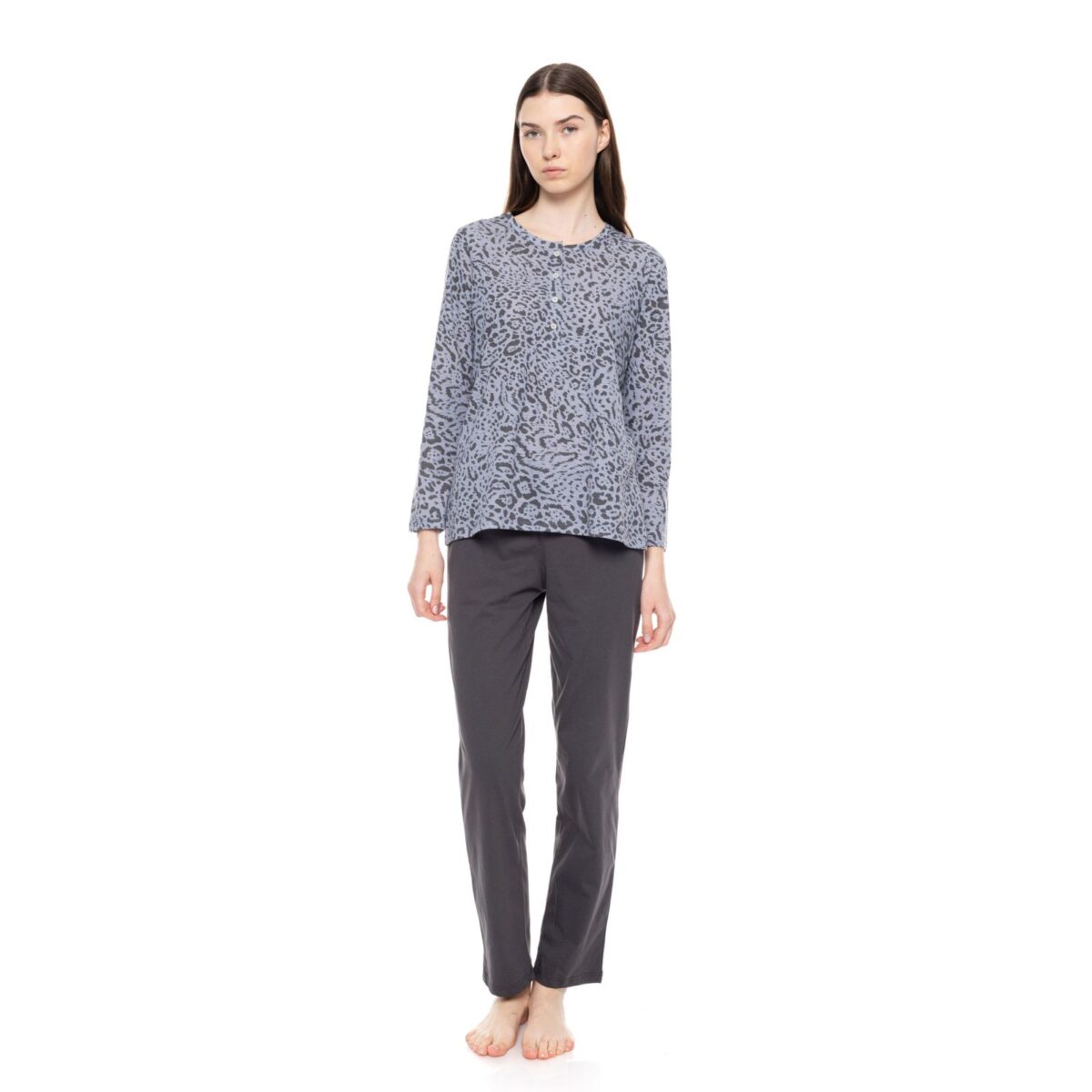 W1528 PYJAMA GREY LEO Type /XXXL
